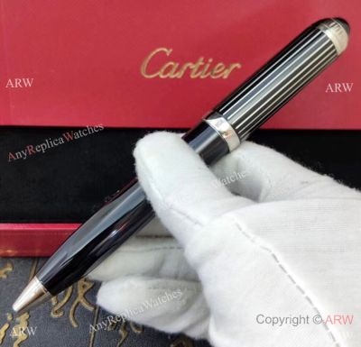 Wholesale Clone Cartier Roadster Ballpoint Pen Black Barrel